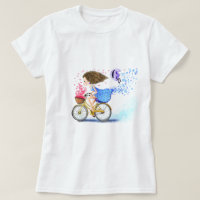 Girl with Bike T-Shirt