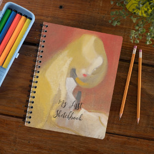 Girl with Blonde Hair, Helene Schjerfbeck  Notebook