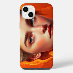 Girl with blue eyes iPhone 14 plus case