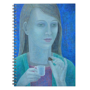 Girl with Chocolate 2011 Notebook