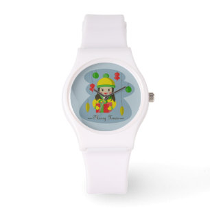 Girl with Christmas gift box  Watch
