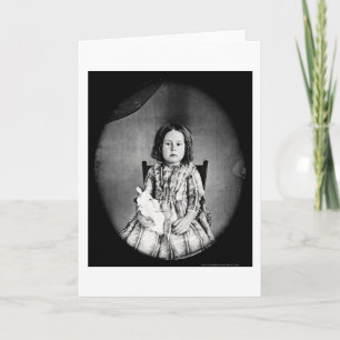 Girl with Doll Daguerreotype 1844 Card