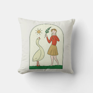 Girl With Goose Cushion