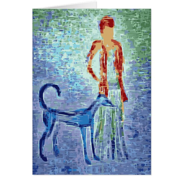 Girl with greyhound artwork (Front)