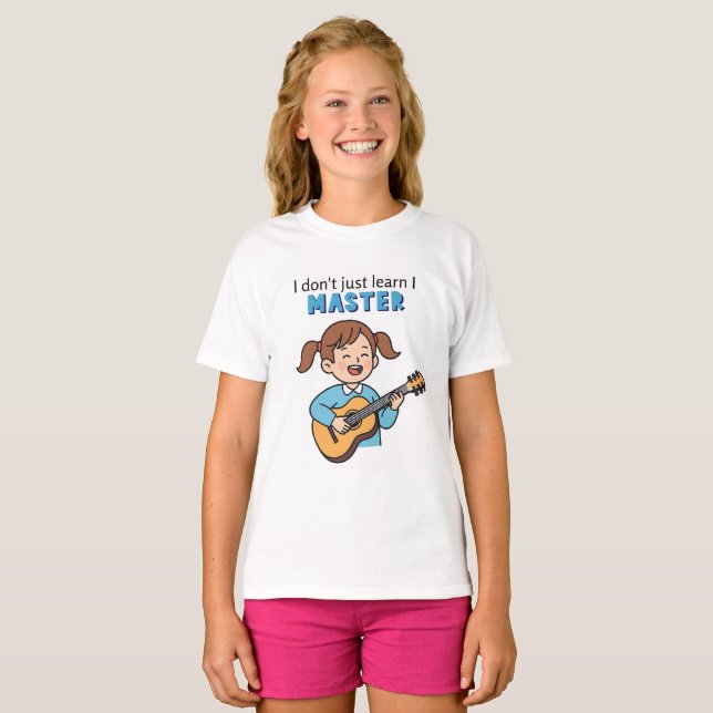 Girl with guitar T-Shirt (Front Full)