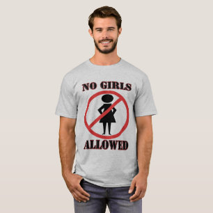 Girl with Hands on Hips Universal No Circle Line T-Shirt