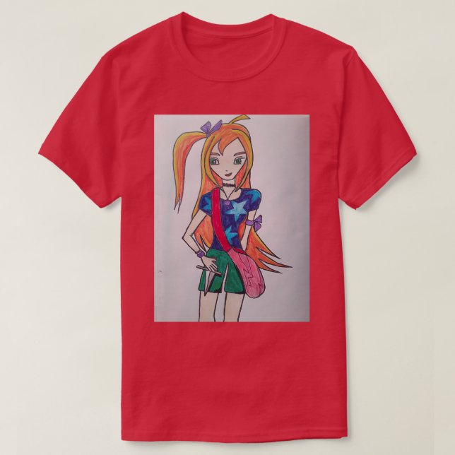 Girl with knife T-Shirt (Design Front)