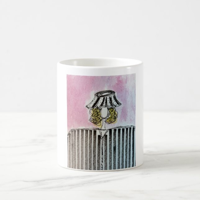 girl with lampshade mug (Center)