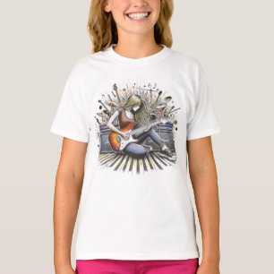 Girl with musical vibes T-Shirt
