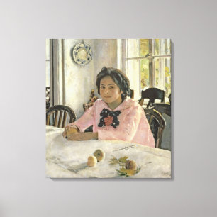 Girl with Peaches, 1887 Canvas Print