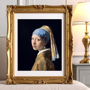 Girl with pearl earring 1665 Johannes Vermeer Photo Print