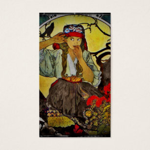 Girl with Raven Moravian Teacher Choir