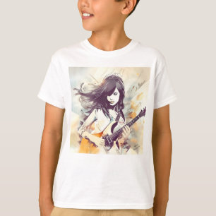 Girl with rock music vibes T-Shirt