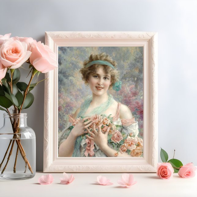Girl with roses poster (Creator Uploaded)