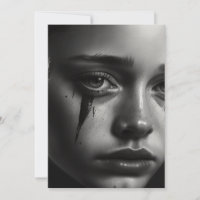 Girl with tears