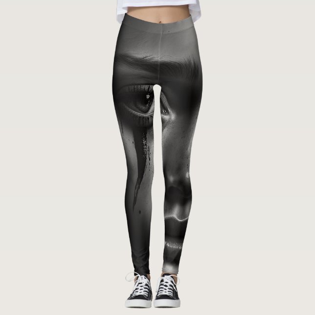 Girl with tears leggings (Front)