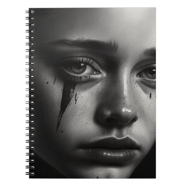 Girl with tears notebook (Front)