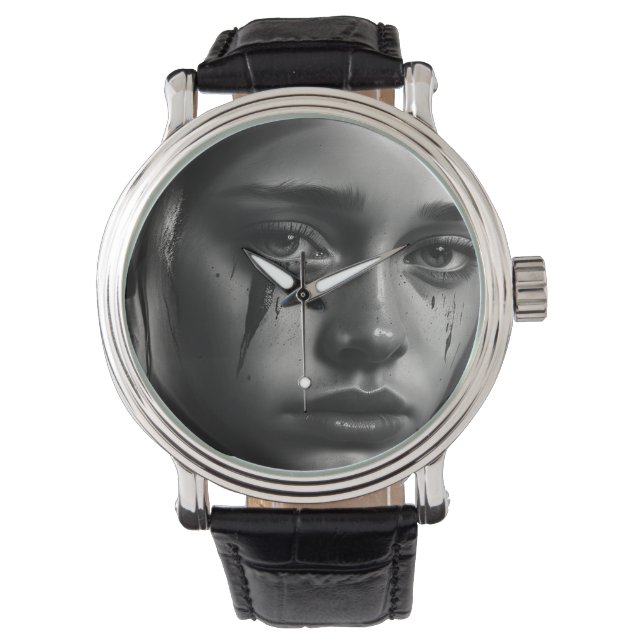 Girl with tears watch (Front)