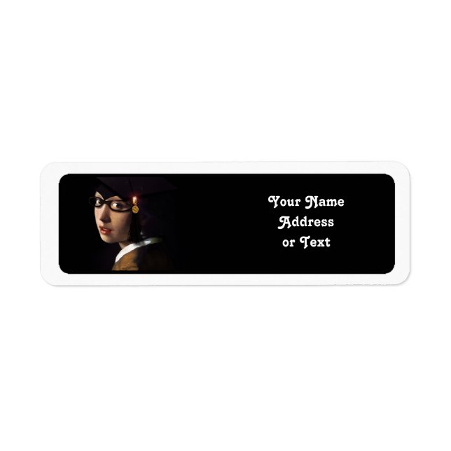 Girl with the Graduation Hat (Pearl Earring) (Front)