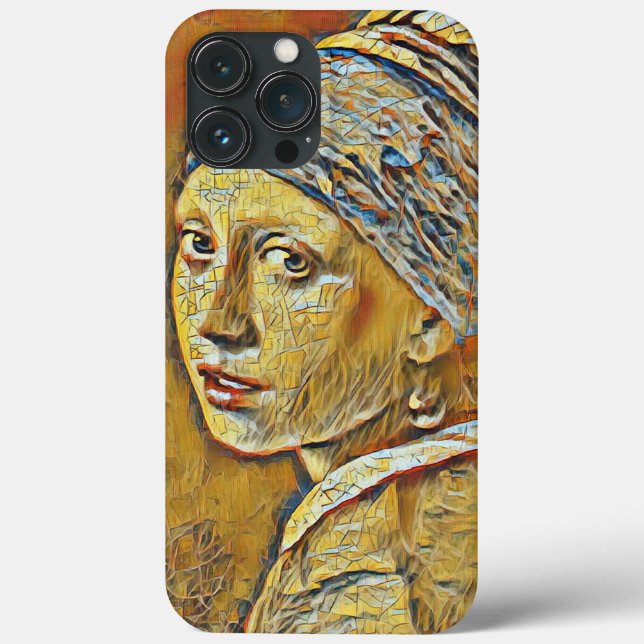 Girl With The Pearl Earring Case-Mate iPhone Case (Back)
