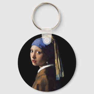 girl with the pearl earring key ring