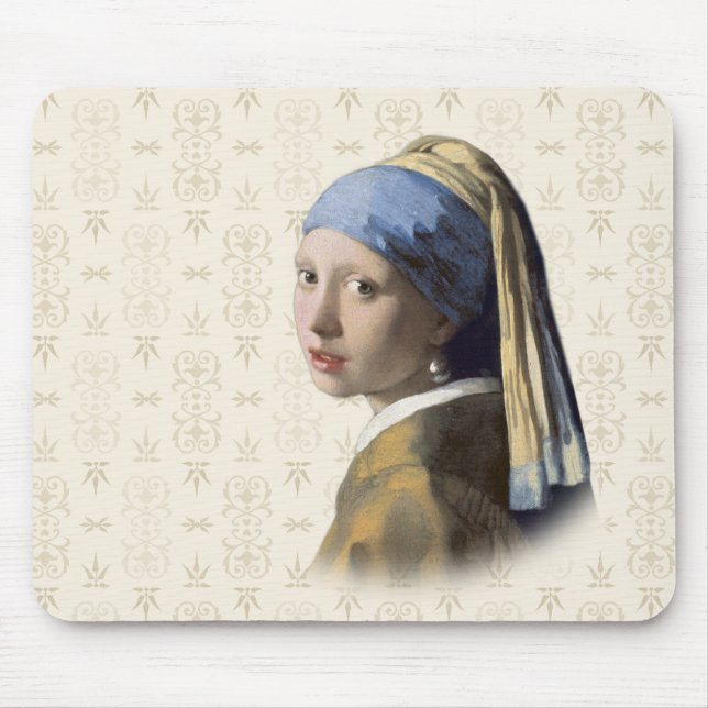 Girl with the Pearl Earring Mouse Mat (Front)