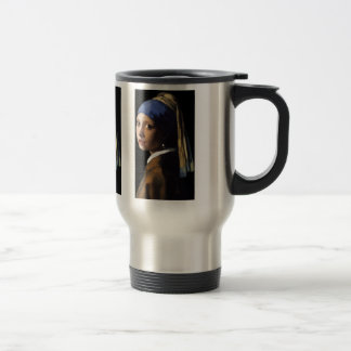 girl with the pearl earring travel mug