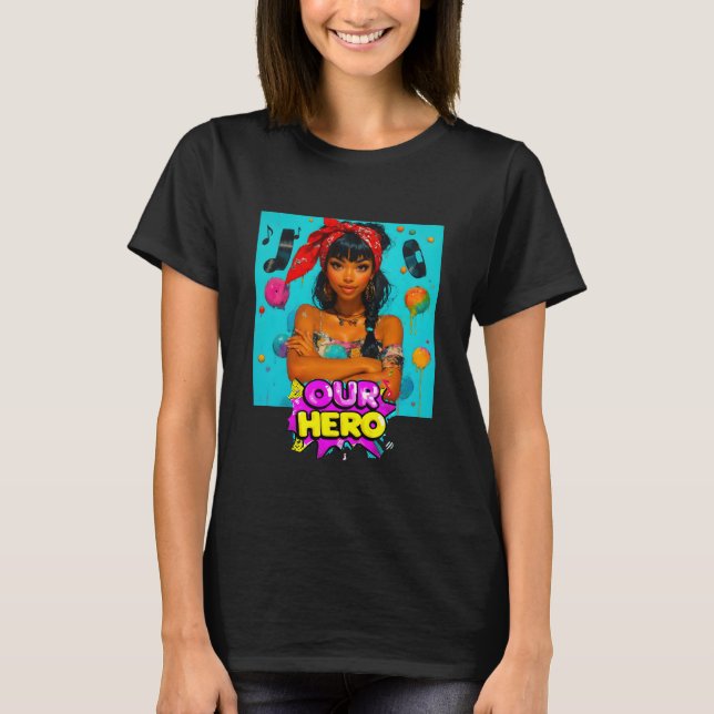 Girl With The Red Bandanna Our Hero Music Concert T-Shirt (Front)