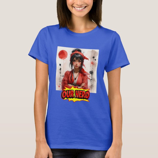 Girl With The Red Bandanna Our Hero Music Concert T-Shirt (Front)