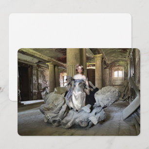 Girl with Toys Holiday Card