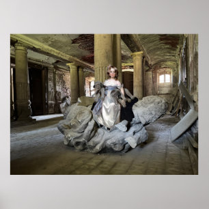 Girl with Toys Poster