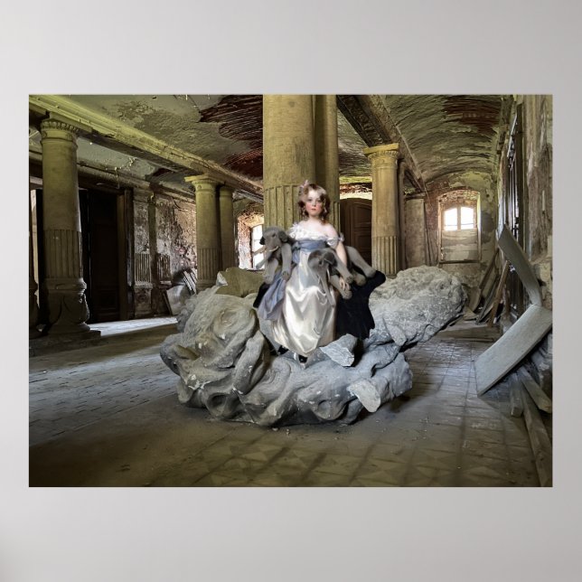 Girl with Toys Poster (Front)