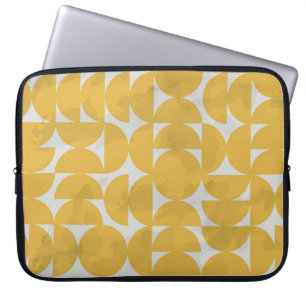Girl with umbrella in rain. fashion illustration. laptop sleeve