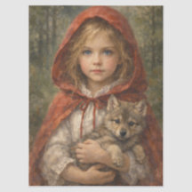 Girl with wolf