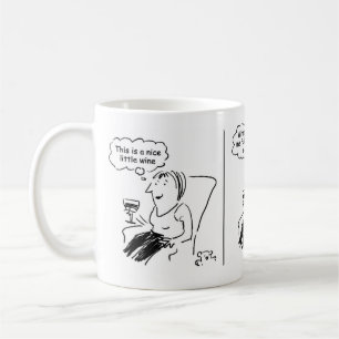 Girl Wonders if she can get Wine on Prescription Coffee Mug