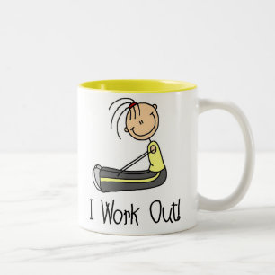 Girl Working Out Mug