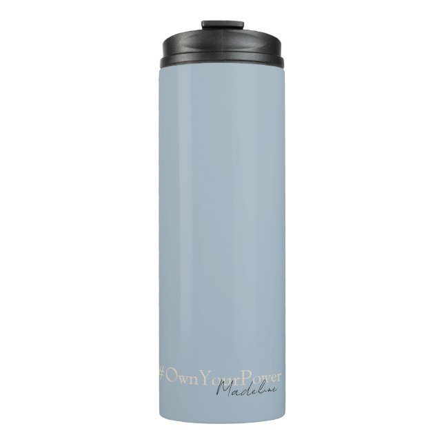 Girlboss Empowerment Gift - Personalised Name – Thermal Tumbler (Front)