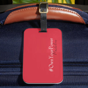 Girlboss Empowerment Gift - Personalized Name Luggage Tag