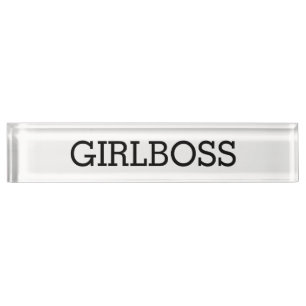 GIRLBOSS NamePlate