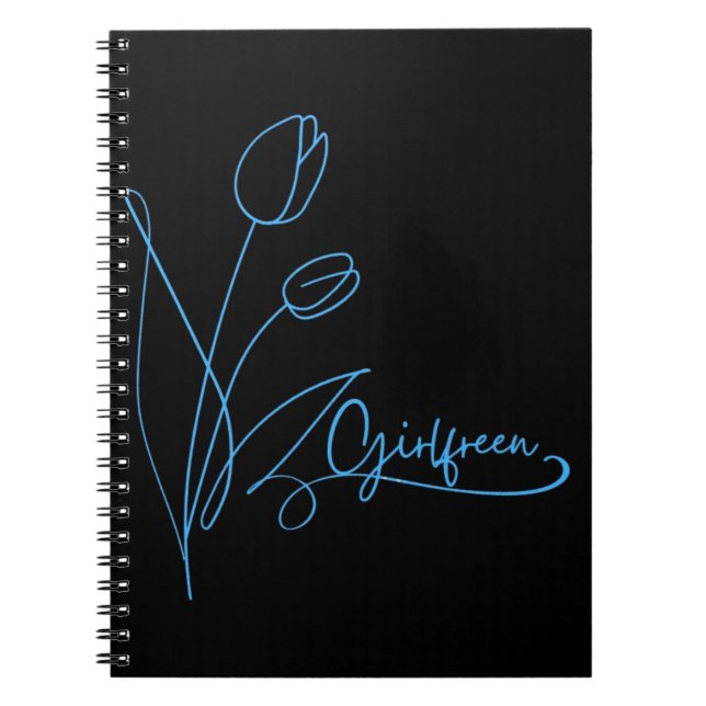 Girlfreen logo - Spiral Photo Notebook (Front)
