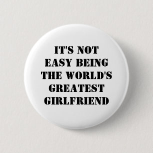 Girlfriend 6 Cm Round Badge