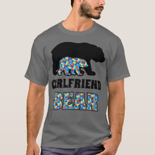 Girlfriend Bear Autism Awareness Premium T-Shirt