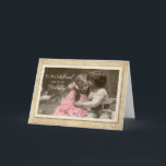 Girlfriend Birthday Vintage Sweet Kiss Card<br><div class="desc">The card's romantic design is sure to make your girlfriend feel special and loved on her birthday. The vintage image adds a touch of nostalgia, making it a unique and thoughtful way to celebrate her special day. Whether you're looking for a way to express your feelings or simply want to...</div>