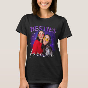 Girlfriend Custom Photo Vintage Bootleg Rap Bestie T-Shirt