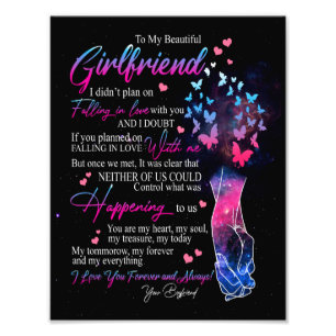 Girlfriend Gifts   Letter To My Girlfriend Photo Print