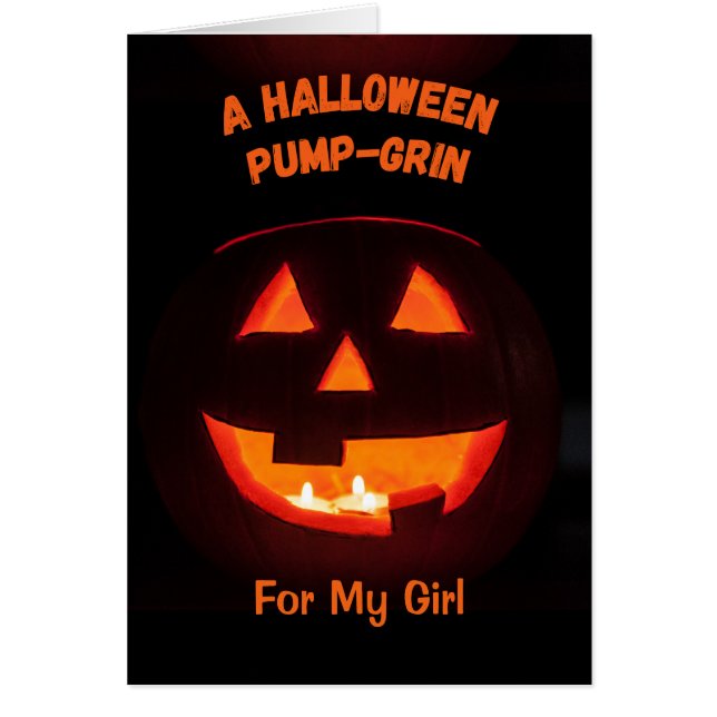 Girlfriend Halloween Cute Jack o' Lantern (Front)