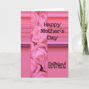 girlfriend   Happy Mother's Day rose card