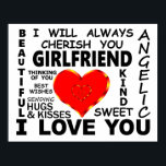 Girlfriend I Love You Poster<br><div class="desc">Girlfriend I Love You</div>
