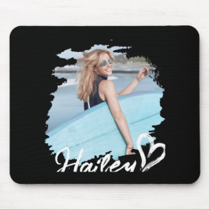 Girlfriend Nge Heart Simple Modern Cool Photo Mouse Mat