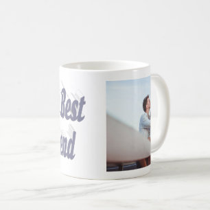 Girlfriend Photo grey typography Coffee Mug